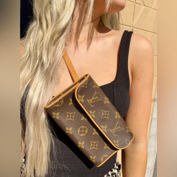 Louis Vuitton Florentine Twin Crossbody Fanny Pack Waist bag LV Monogram - Picture 2 of 11